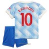 Maglia ufficiale Manchester United Marcus Rashford 10 Trasferta 2021-22 per Bambino